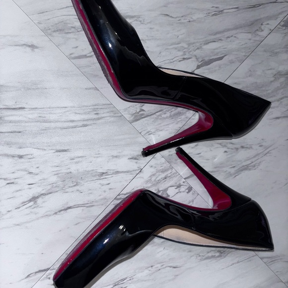 Christian Louboutin Shoes - Christian Louboutin Red bottom black heels with box Size: 9